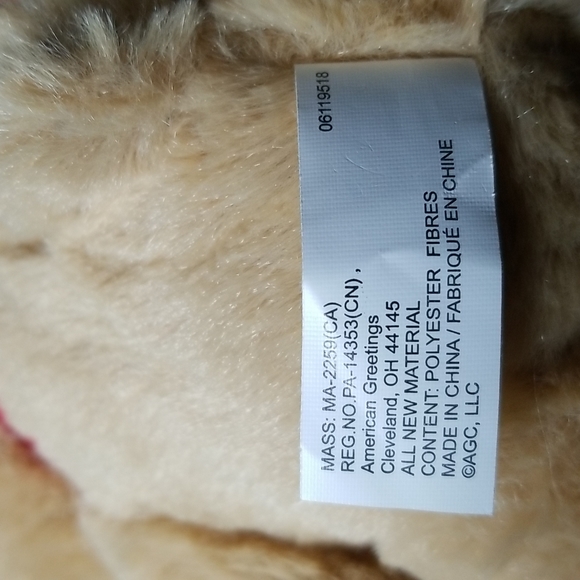 Christmas bear stuffed animal toy NEW - Picture 10 of 10